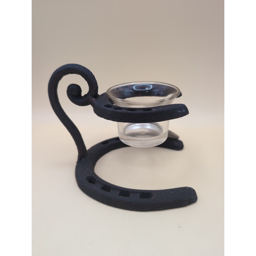 Horseshoe Tealight Candle Holder Country Style Exclusively For Cracker Barrel